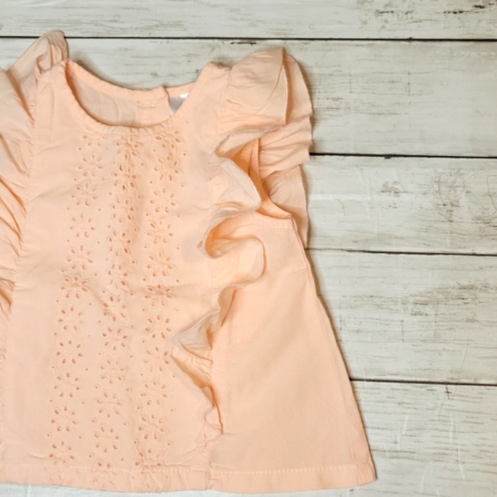 Wonder Nation Peach Ruffled Top - Picture 3 of 6